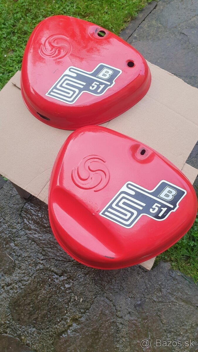 Simson Enduro S51 kastlíky červené