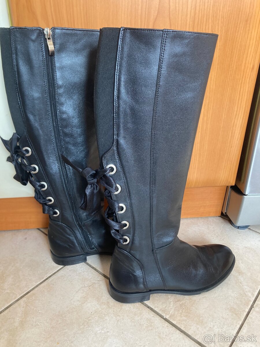 Kožené čižmy č.36