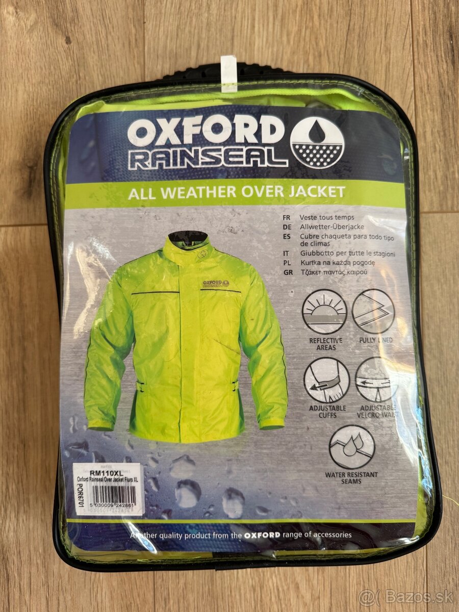 Oxford- vodeodolná vrchná bunda- M a XL, nová