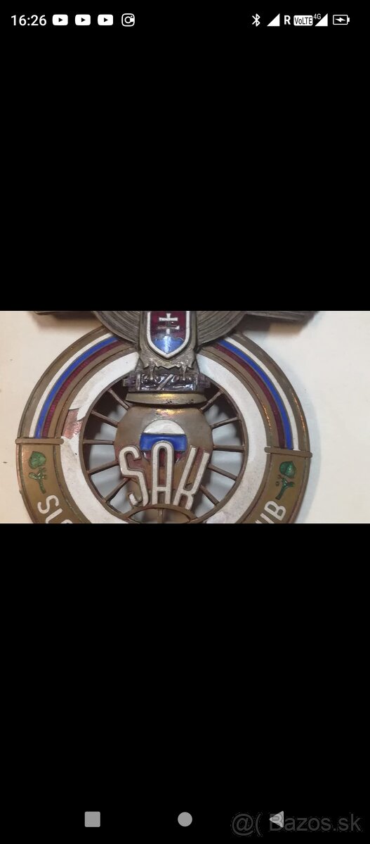 Kúpim plaketu Slovenský moto klub