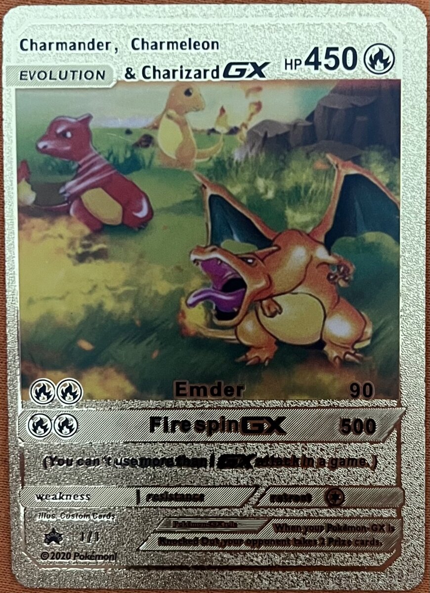 Charmander, Charmeleon & Charizard GX (Pokémon karta)