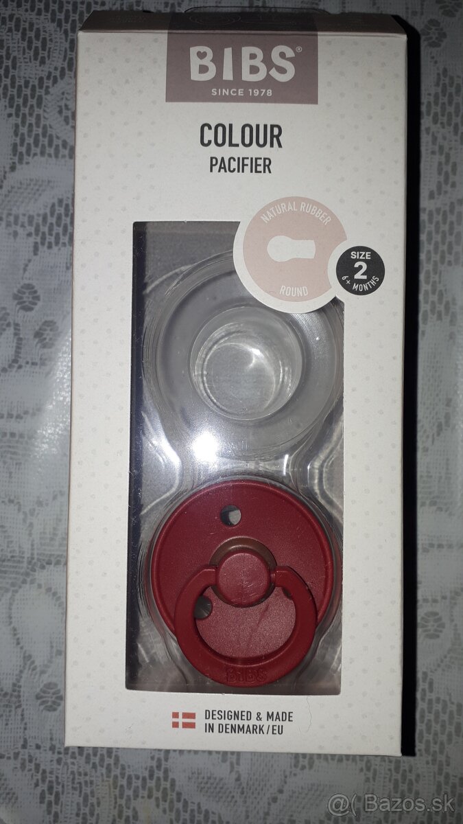 okrúhly cumlík BIBS nové 1 kus 6+