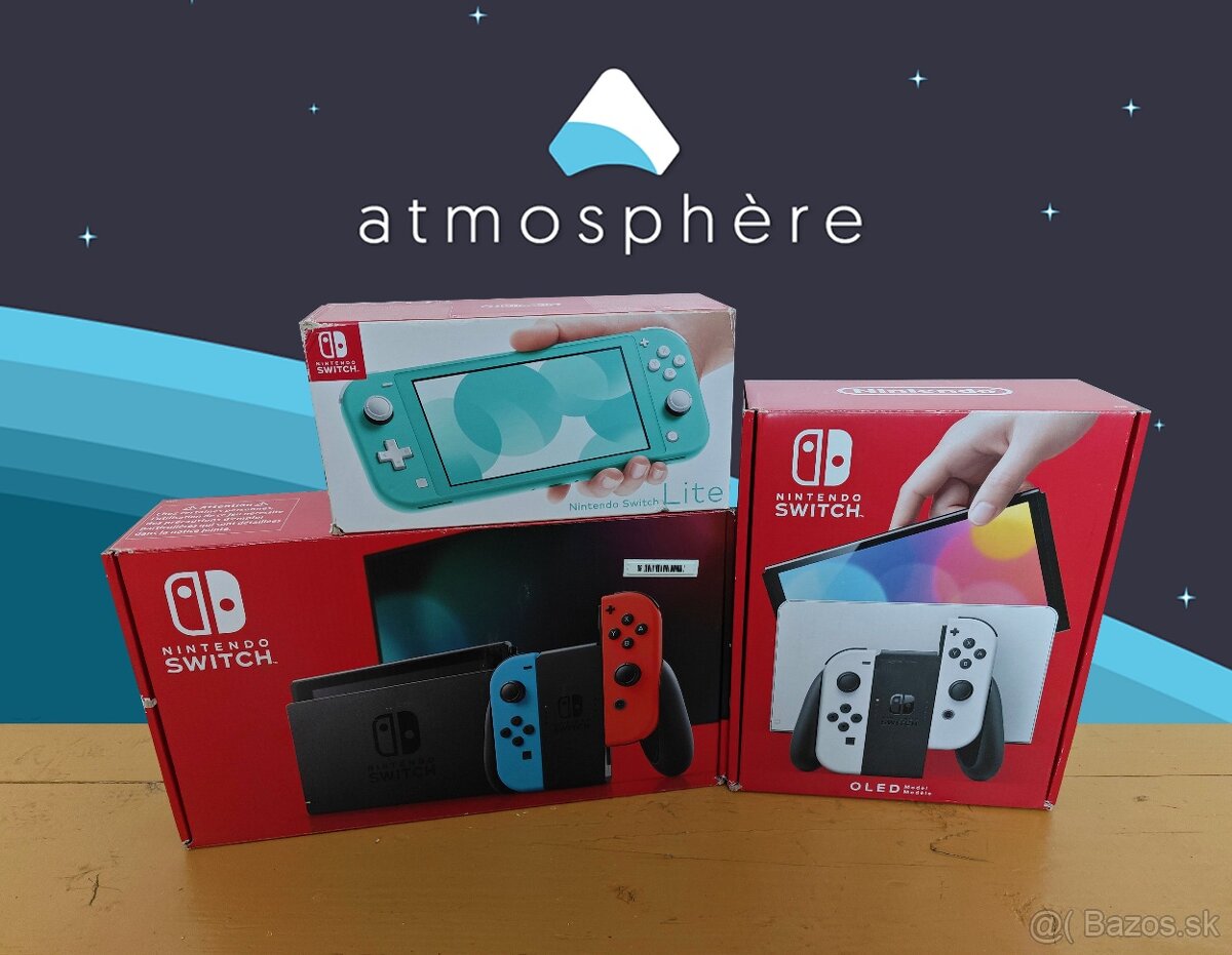 ✅ Nintendo Switch Oled, V2 a Lite Atmosphère ✅