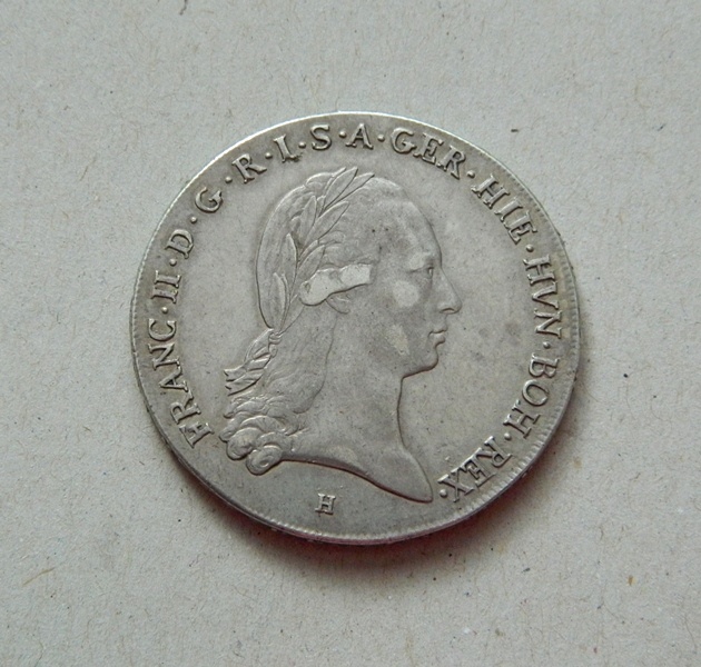 Predám 1 toliar 1795 H Franc II.