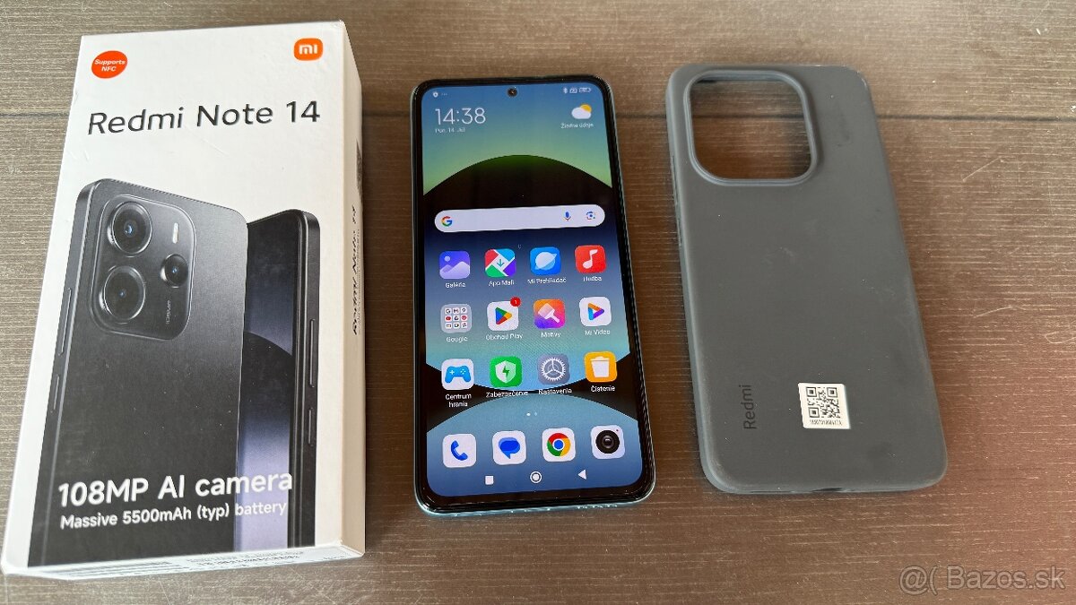 Vymenim novy Redmi Note 14 verzia 8/256gb zaruka 2 roky