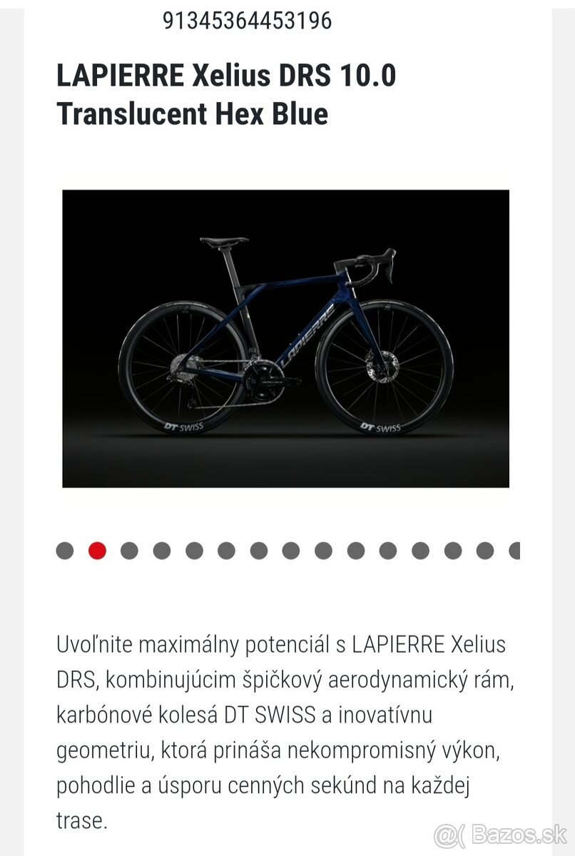 Cestny bicykel Lapierre