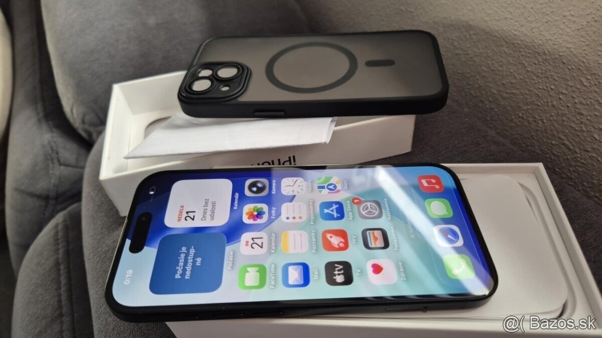 Apple Iphone 15 128gb, čierny, super stav
