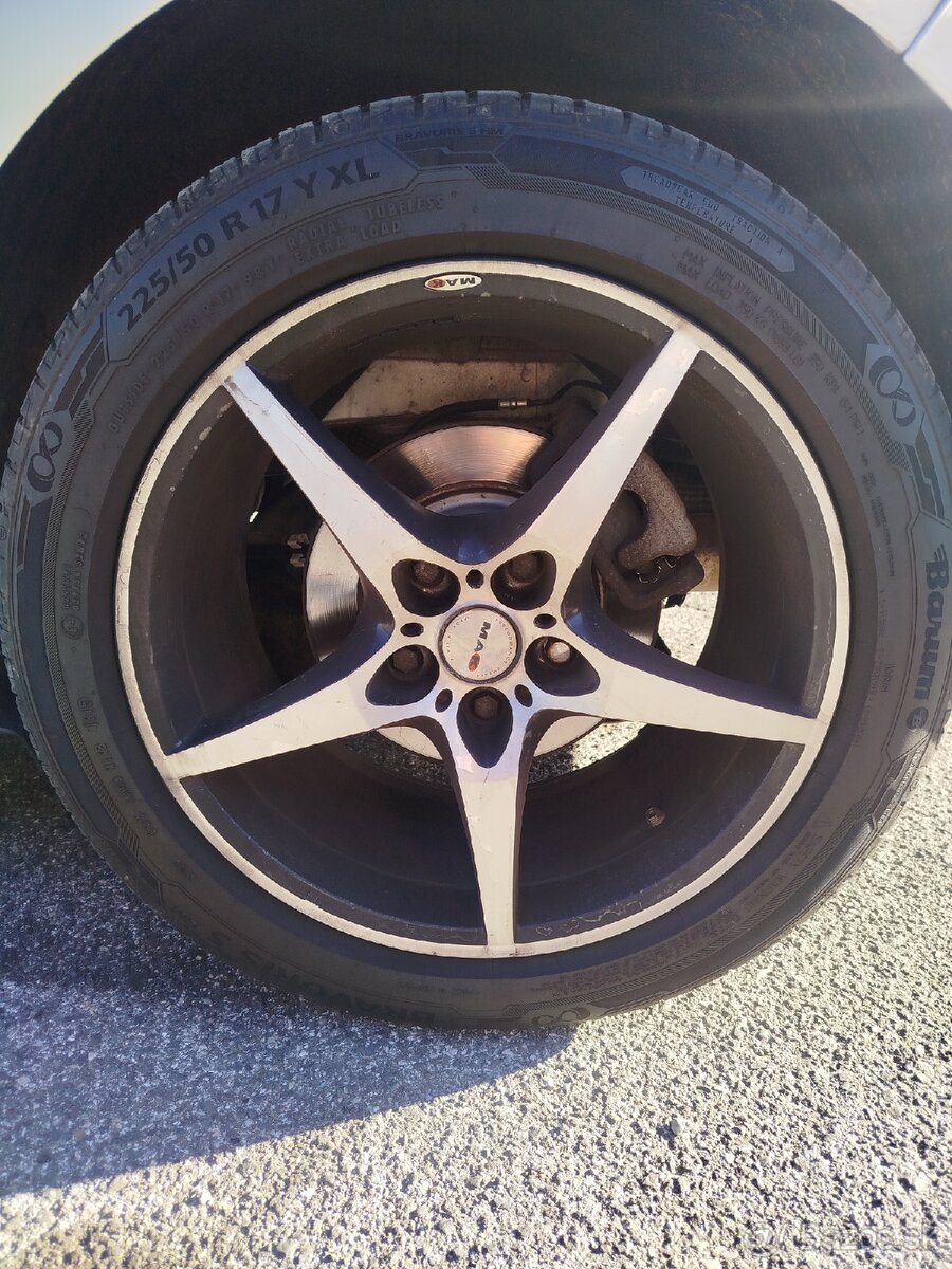 Predám elektróny značky MAK 5x114.3 R17