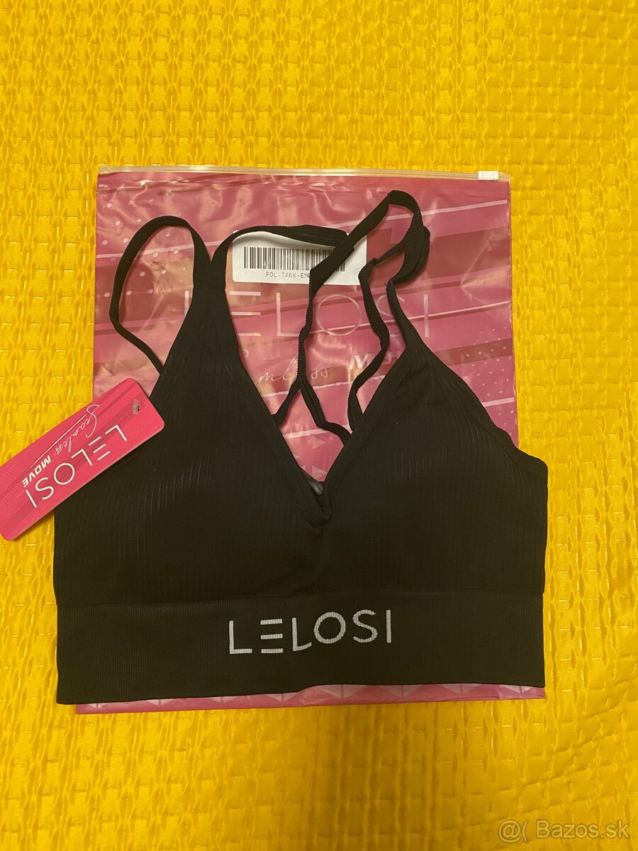 Čierna športová podprsenka