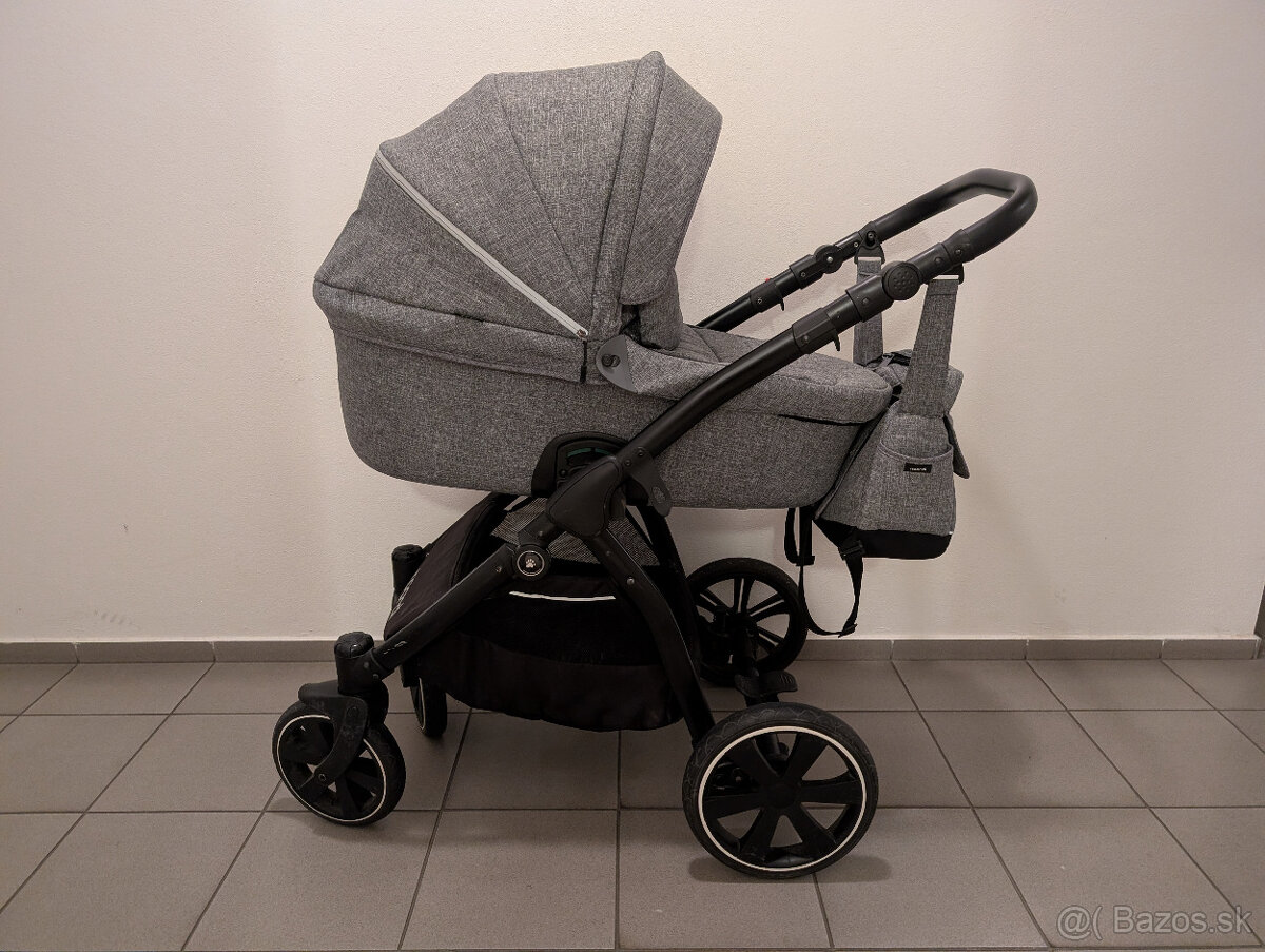 Predám kočík Noordi fjordi 3v1 (Dark grey)