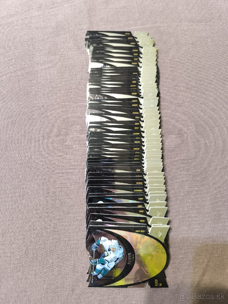 Hokejové kartičky - SPx steel 1997