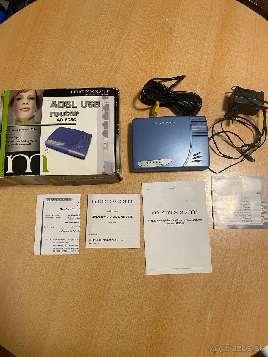 Microcom ADSL USB router AD 2656