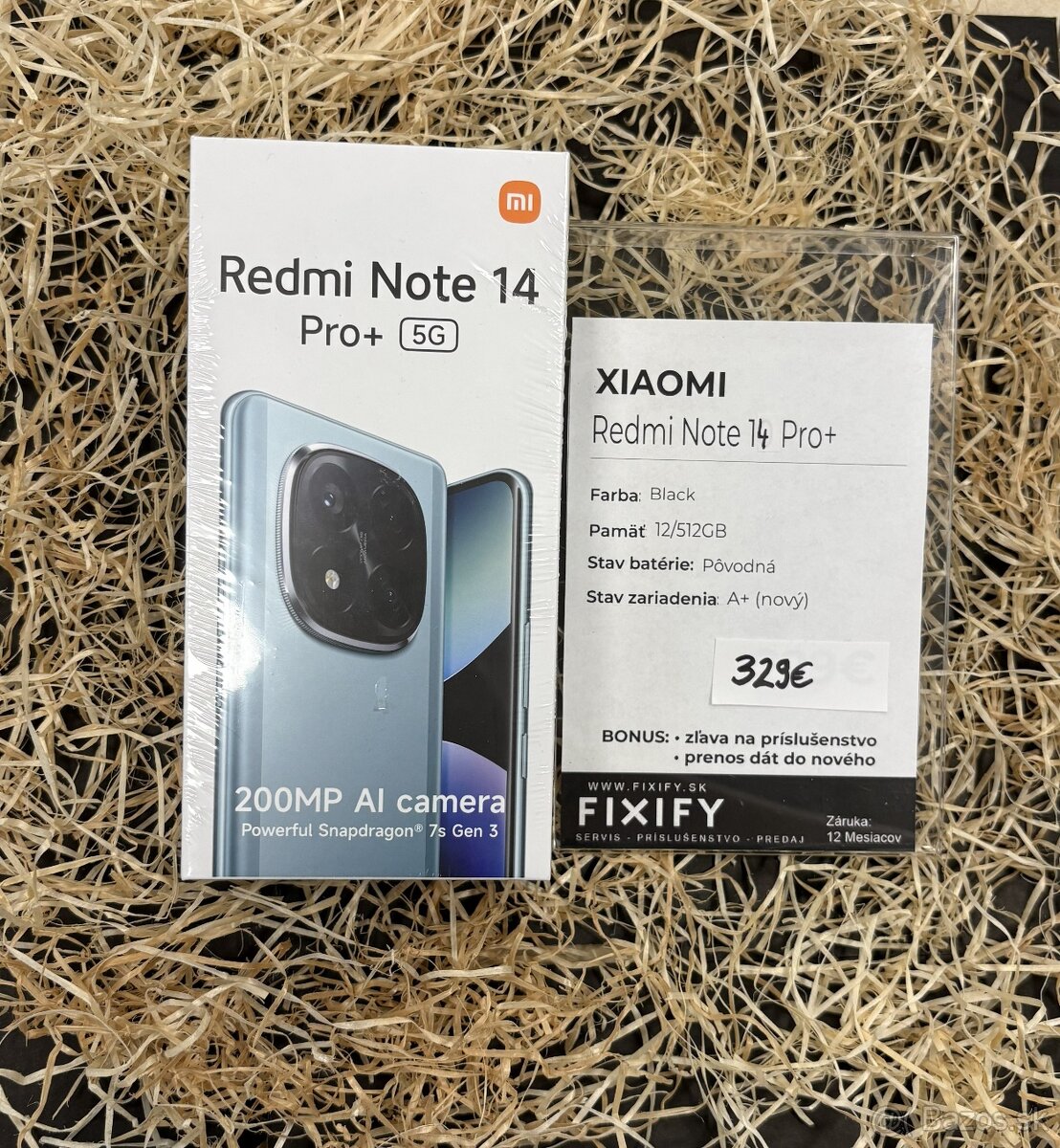 Xiaomi Redmi Note 14 Pro+ Čierny - 512 GB