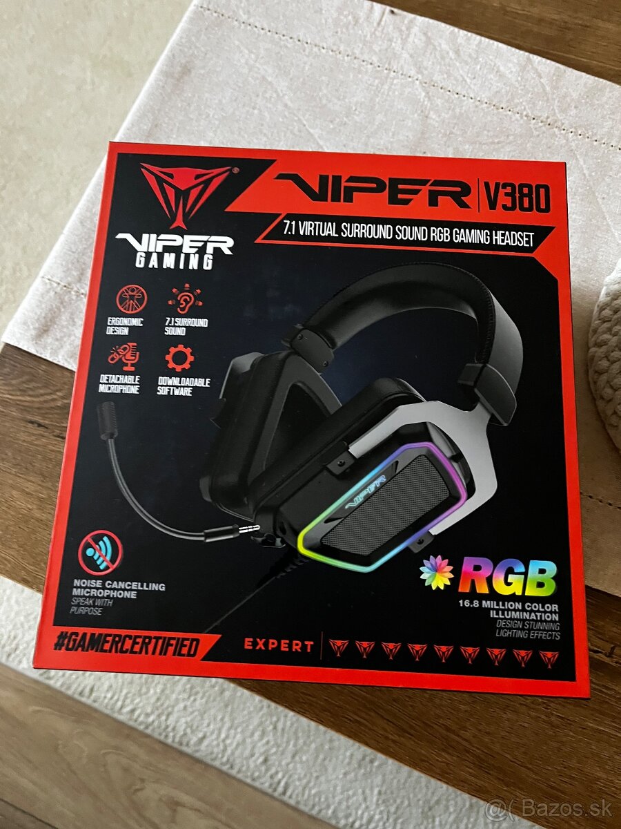 Slúchadlá herné Viper V380