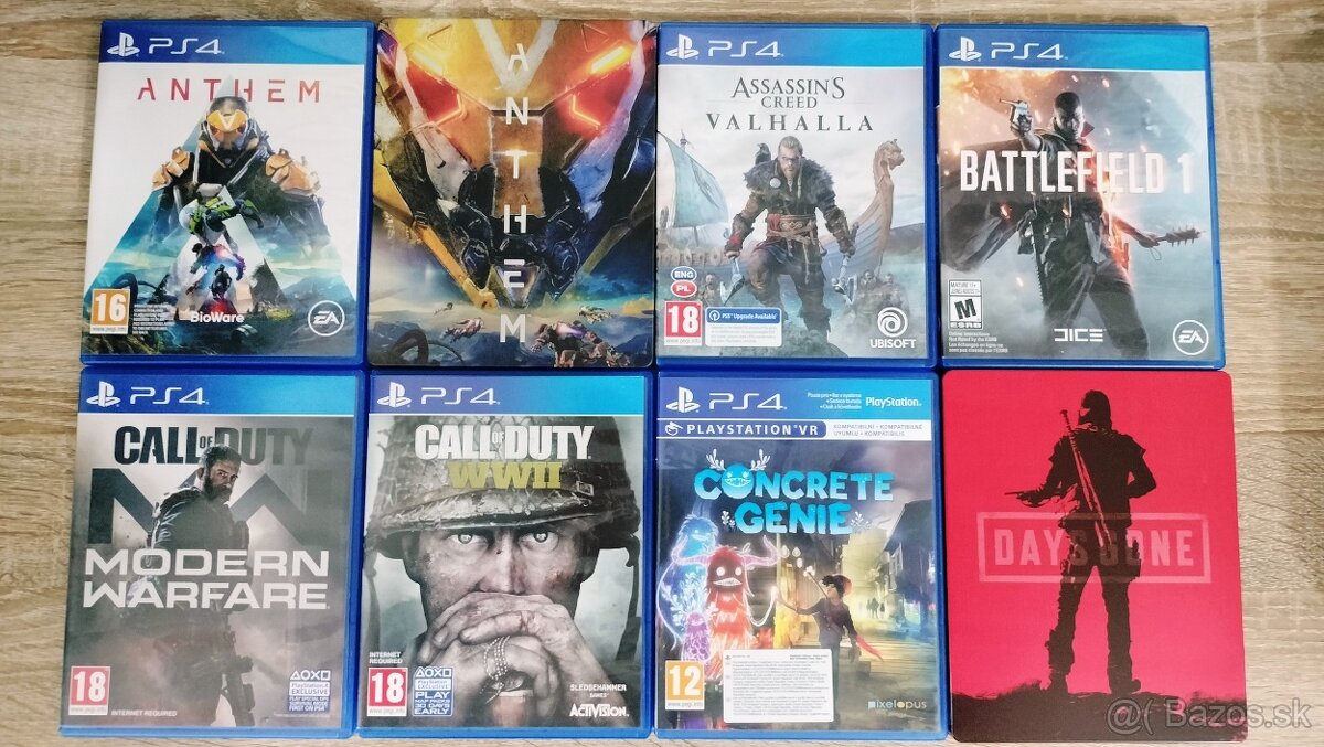 Originálne hry na PS4 a na PS5