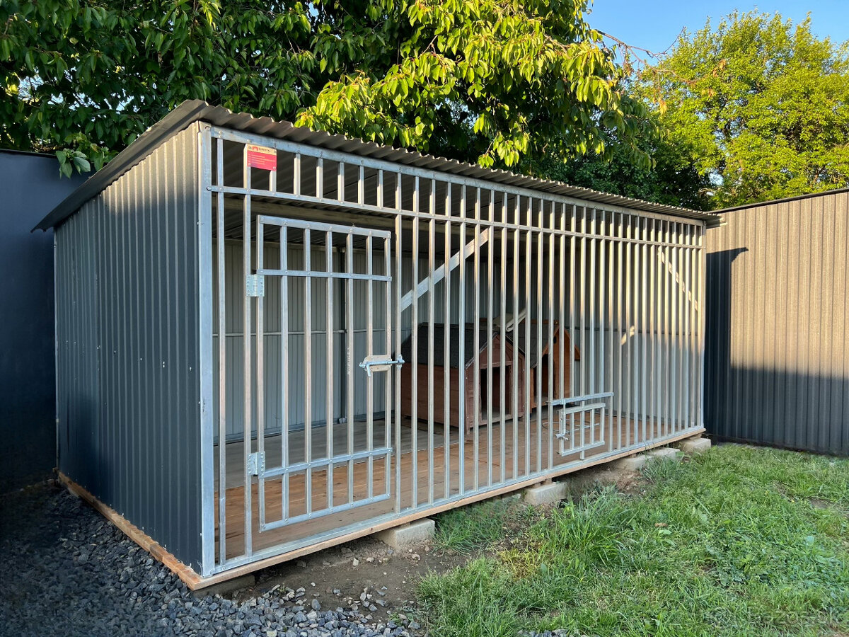 Voliéra pre psov 4x2m