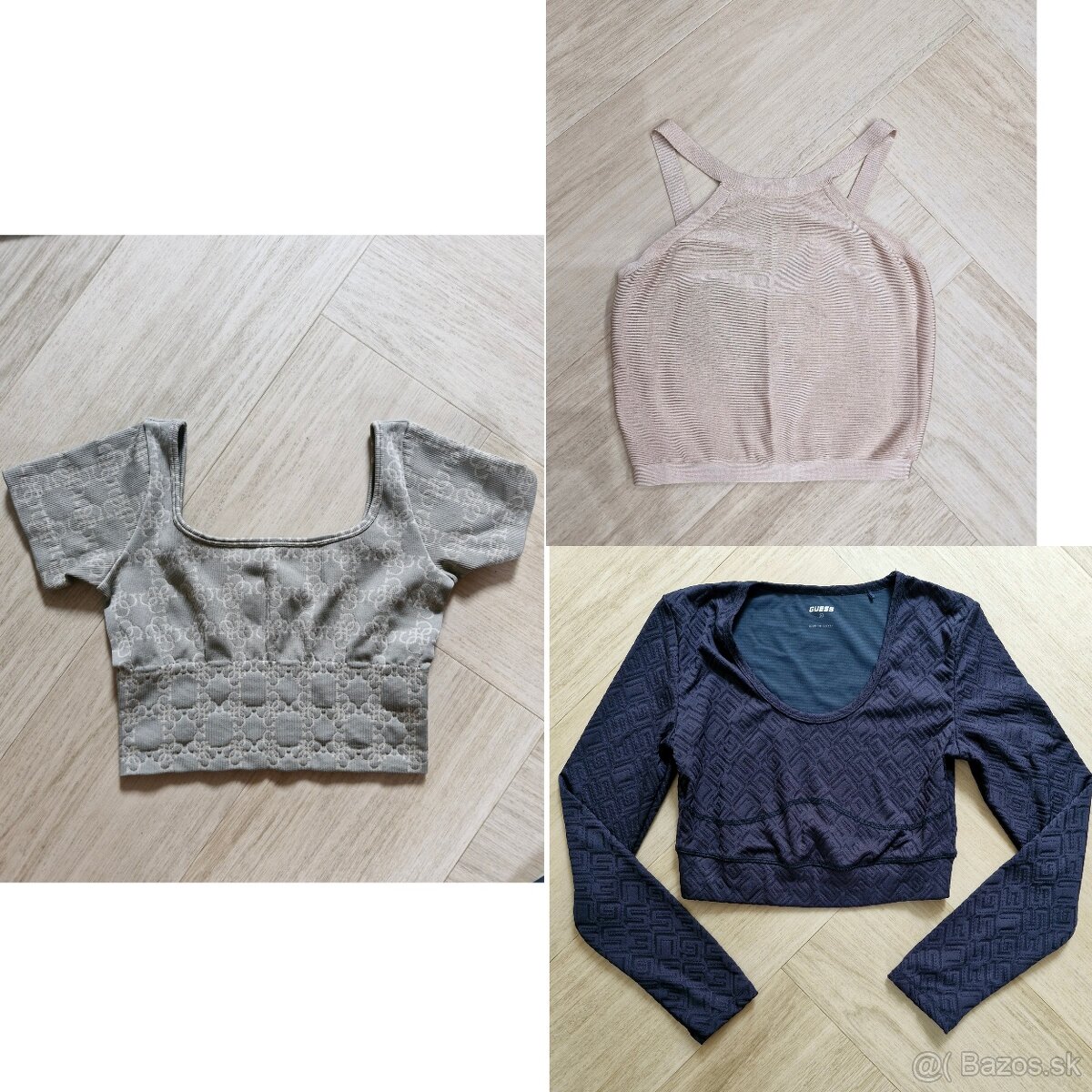 Guess, Marciano tricko, crop top XS - M