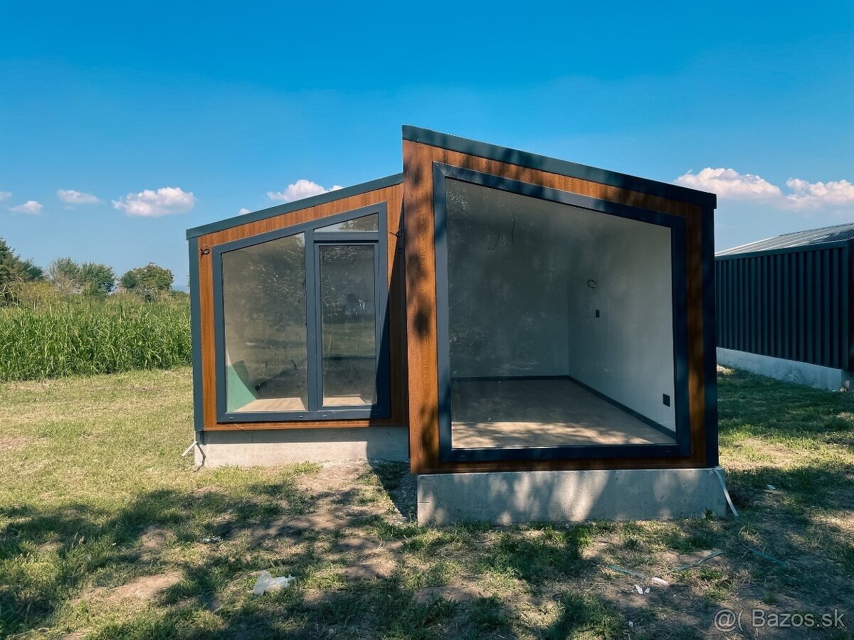 Modulárne kontajnery na bývanie, podnikanie, či relax