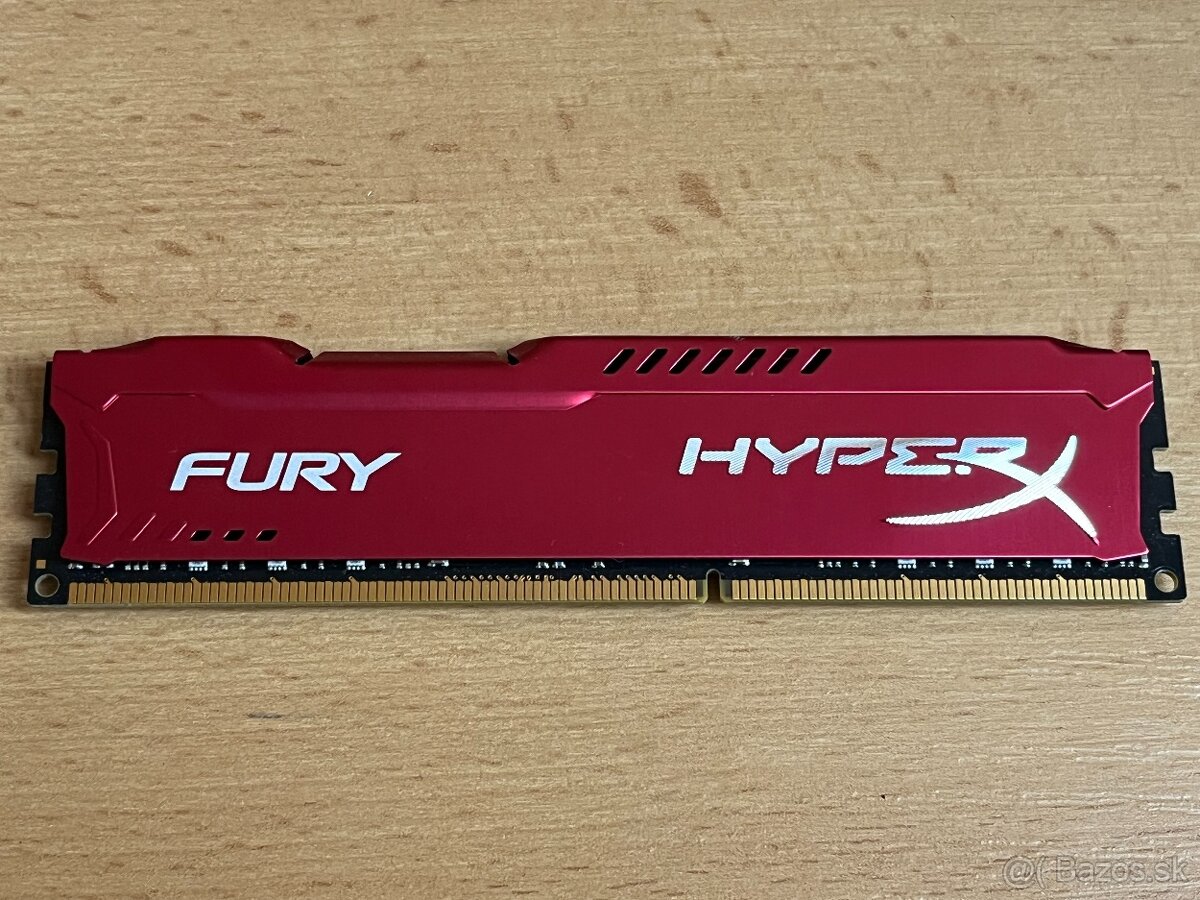 Kingston HyperX 8GB DDR3 1600MHz CL10 Fury Red Series