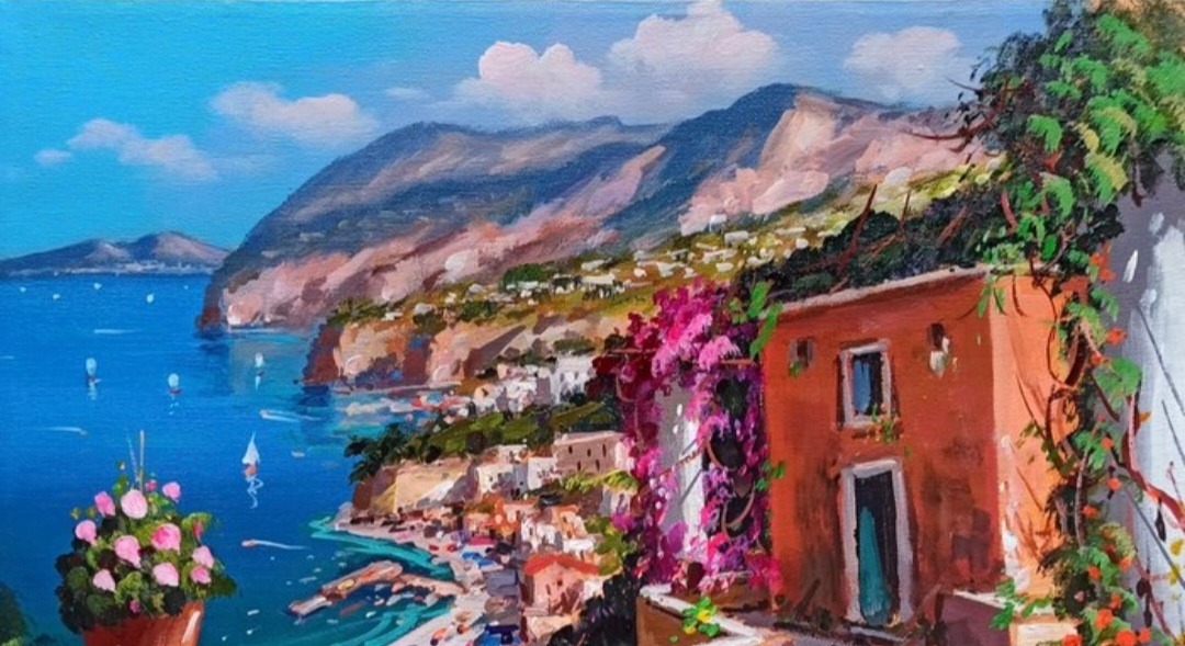 Originálny obraz – Gio Sannino: Sorrento Belvedere