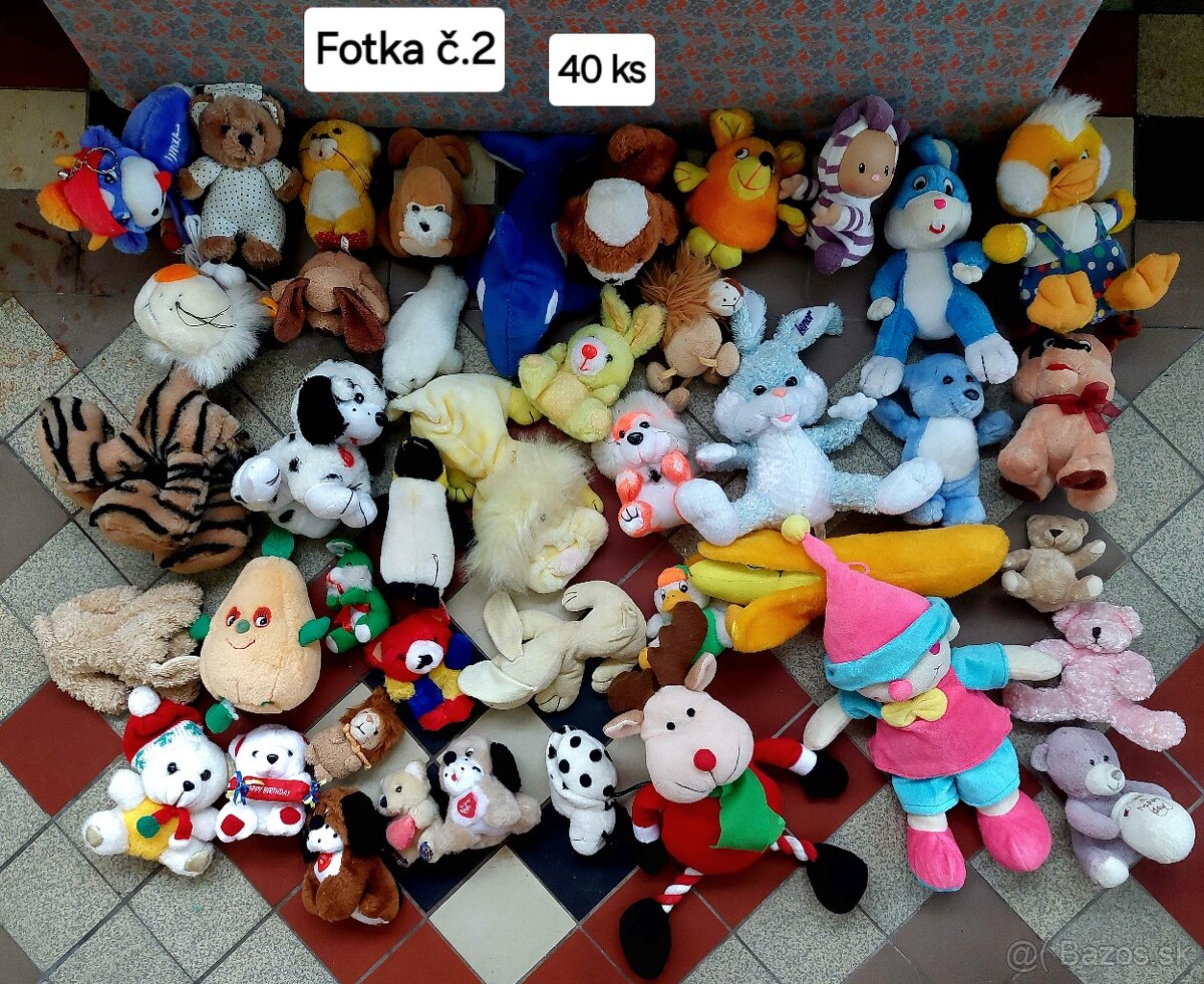 🔥💥 Predám 184 PLYŠÁKOV V 4 BALÍKOCH 🧸⚡
