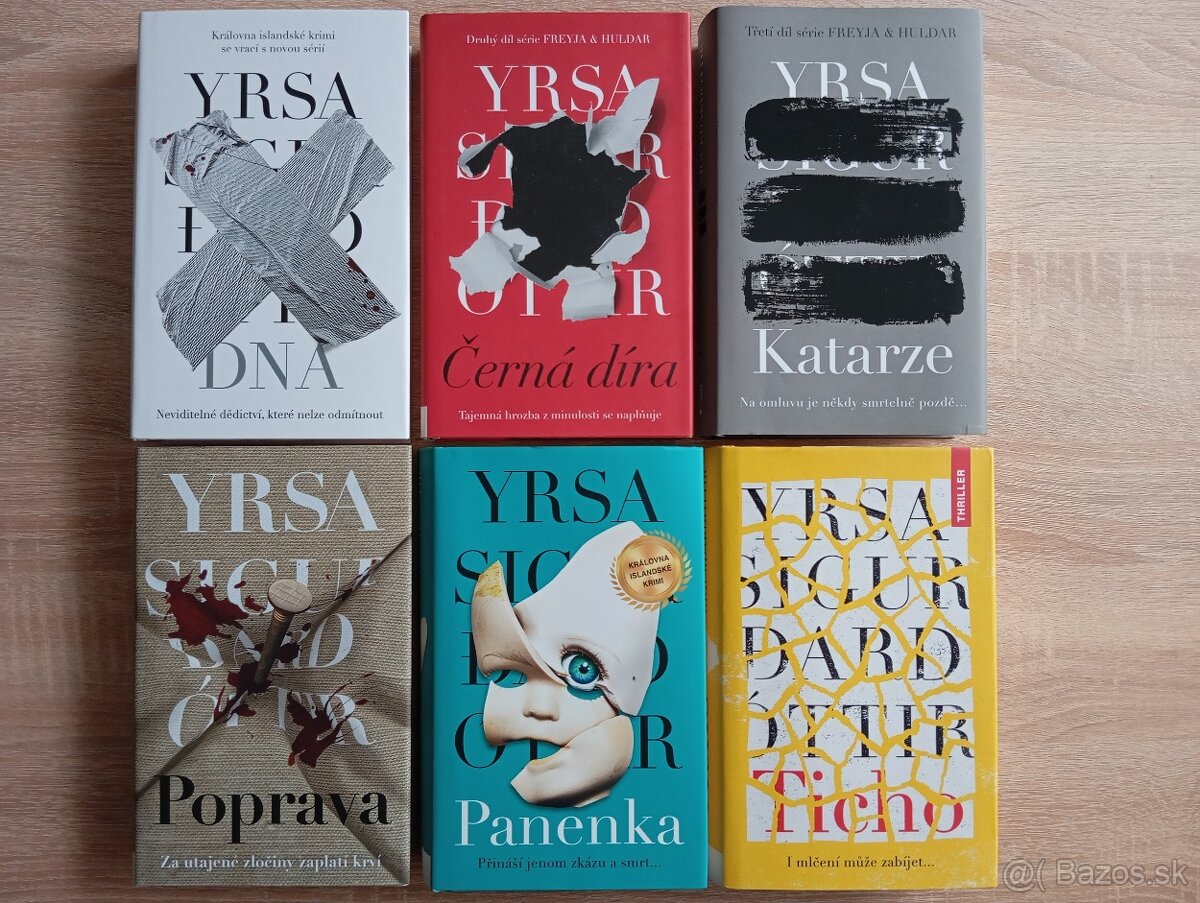 6x Yrsa Sigurdardóttir