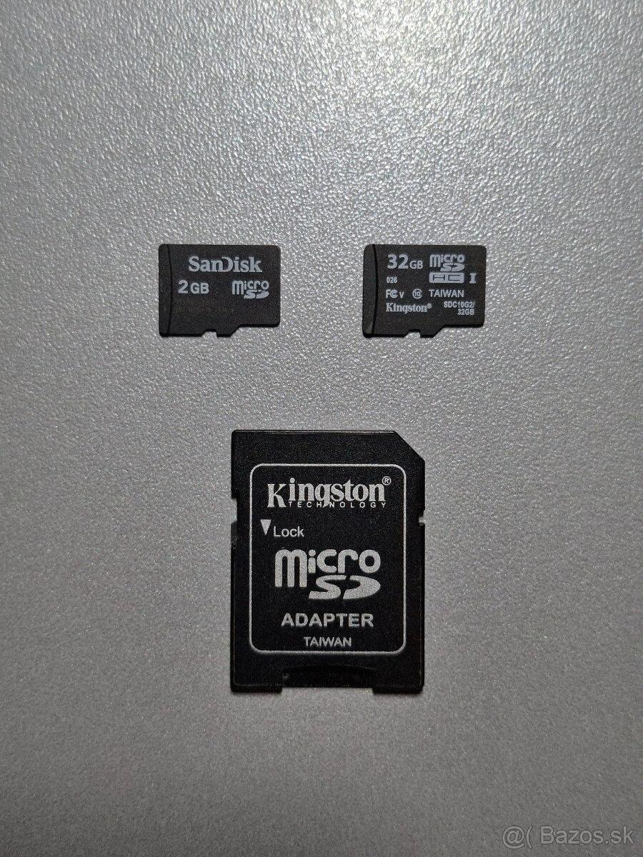 MicroSD Karty 2 a 32 GB