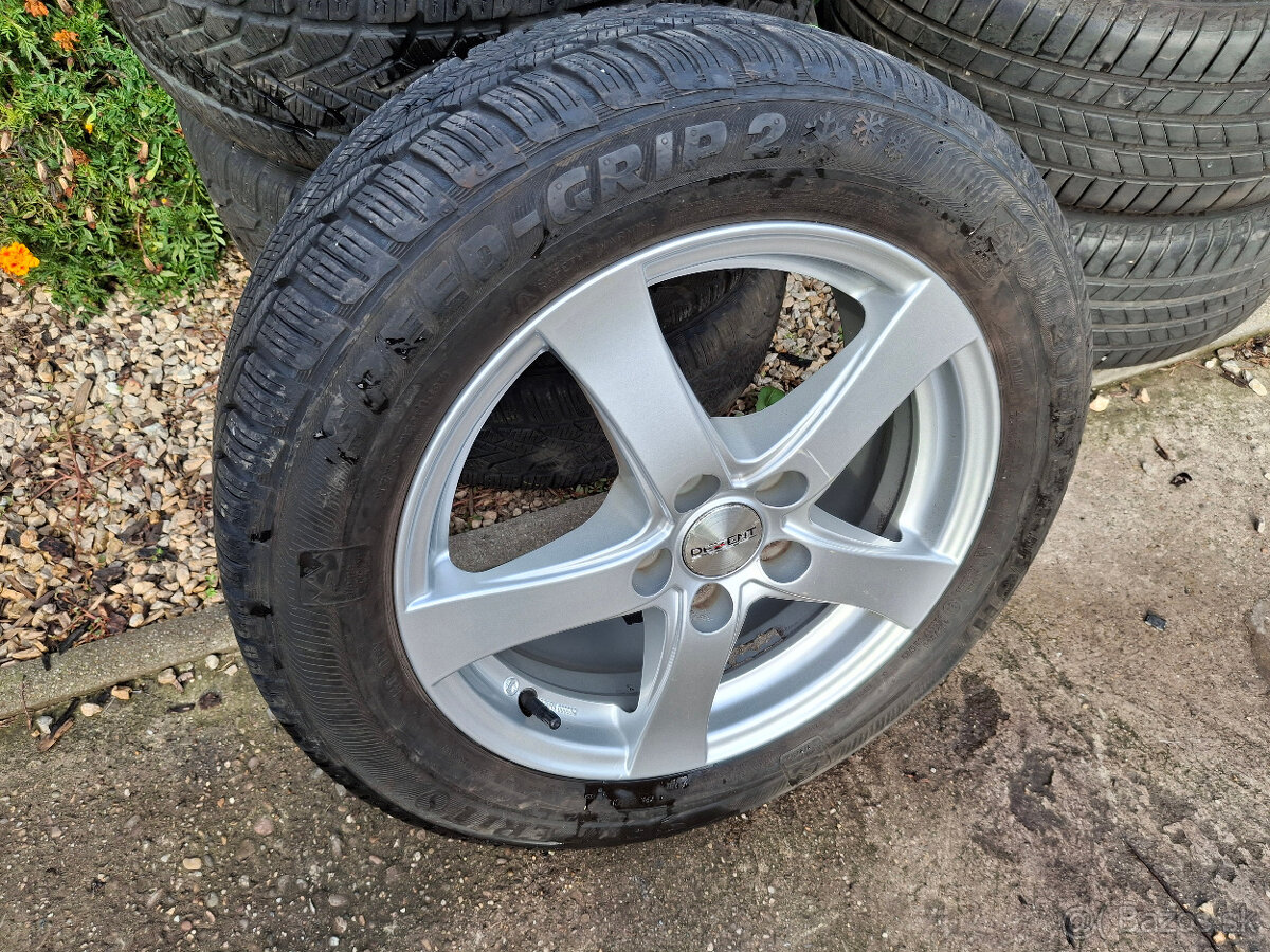 hlíníkové disky 5x108 na FORD 16" pneu 205/55 r16
