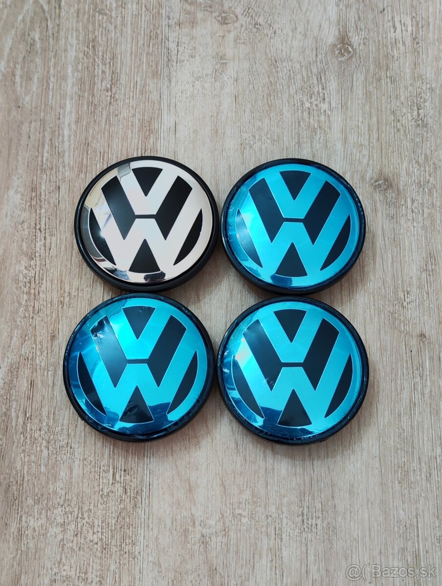 Stredové krytky kolies Volkswagen 65mm