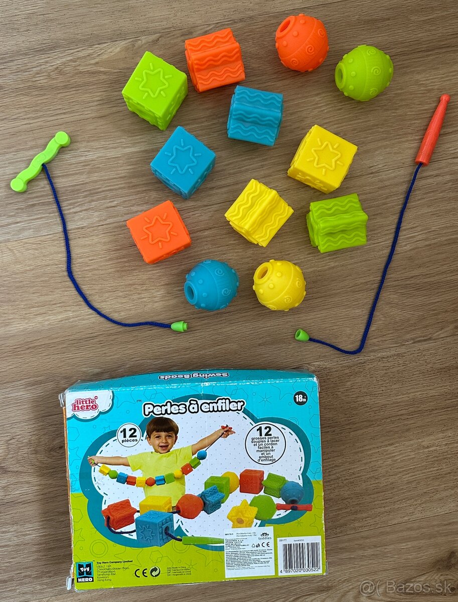 EDUKAČNÁ hračka - NAVLIEKAČKA TVAROV za 5eur