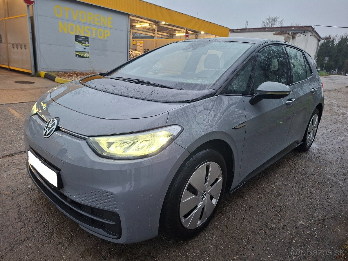 Predám VW ID.3 elektromobil 7/2021, v záruke