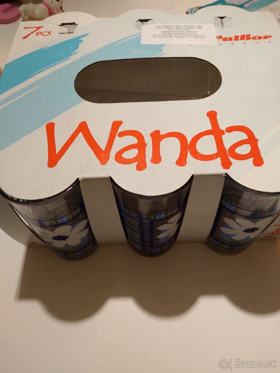 Sada 6 pohárov a džbán