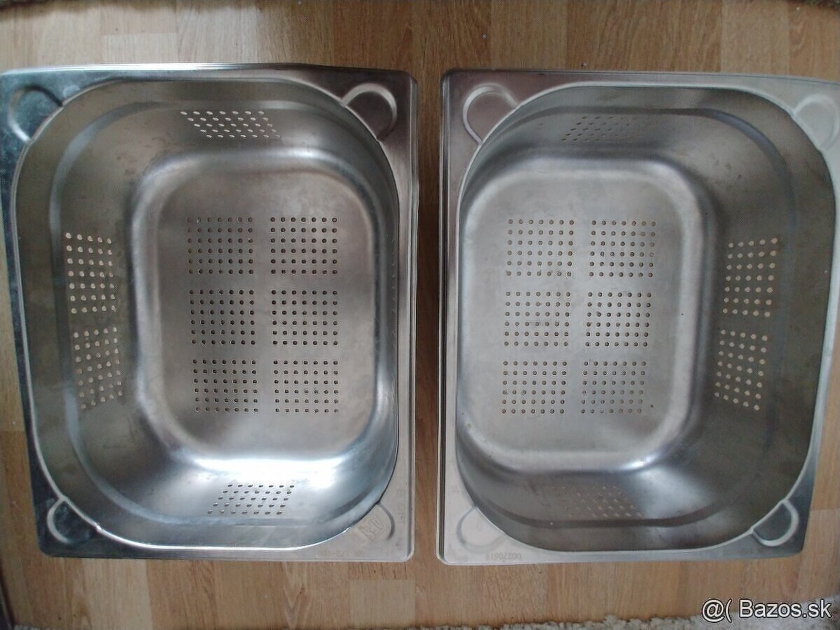 Dierkované gastro plechy, typ GN 1/2-100