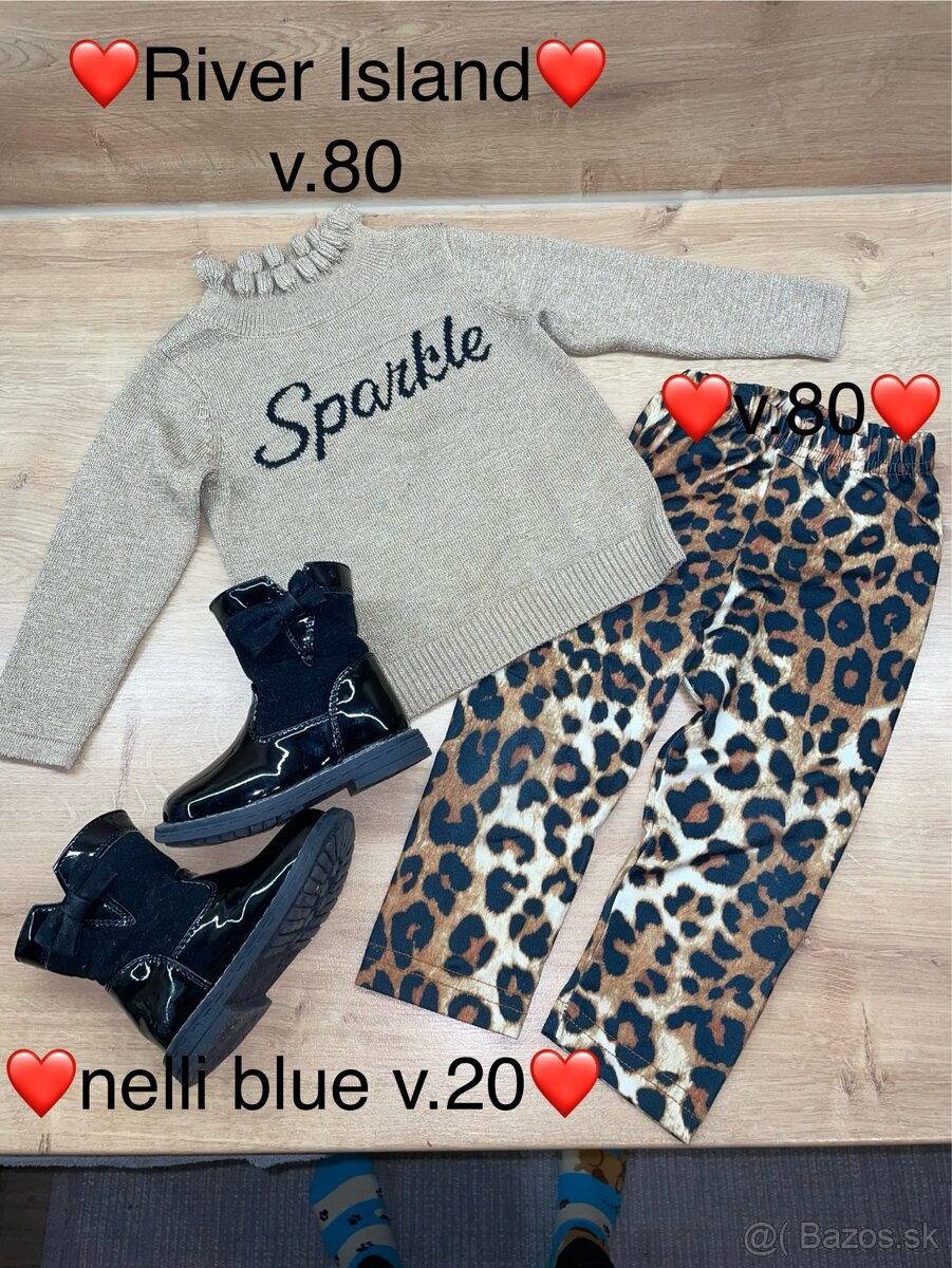 Roláčik River Island a legíny v.80