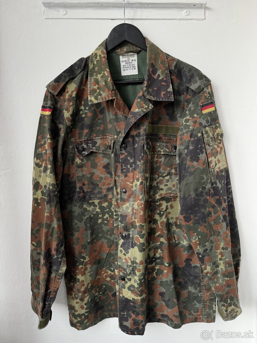 BW blúzy Flecktarn