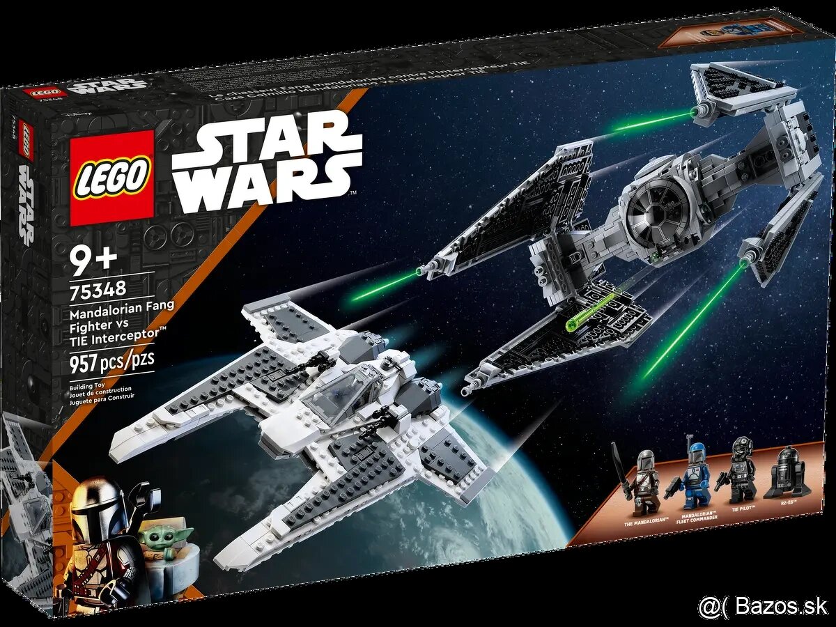 Predám Lego Star Wars 75348 Mandalorian Fang Fighter vs TIE
