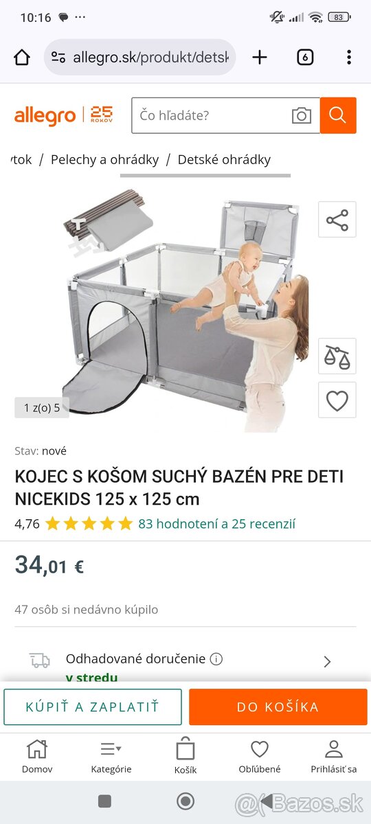 Detská ohrádka