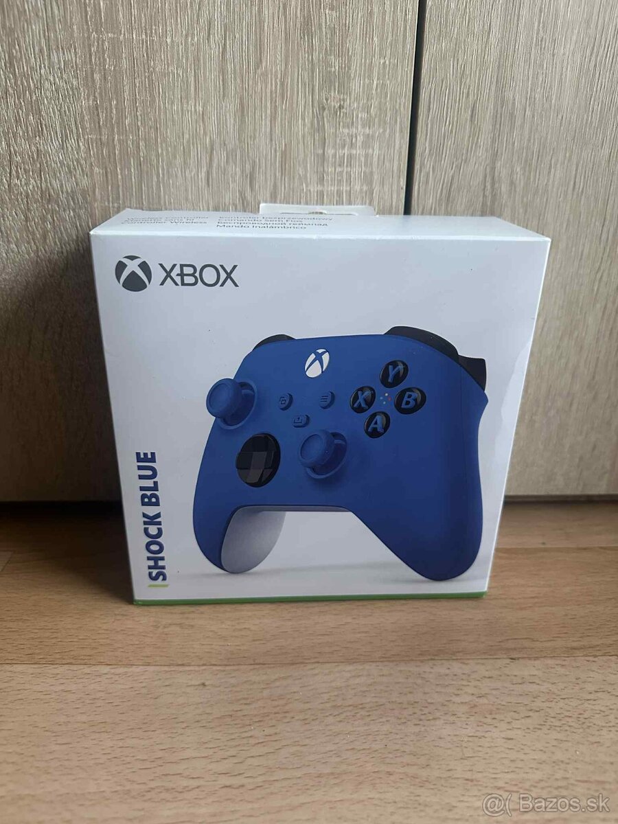 Xbox Series S/X ovládač (Shock Blue, komplet balenie)
