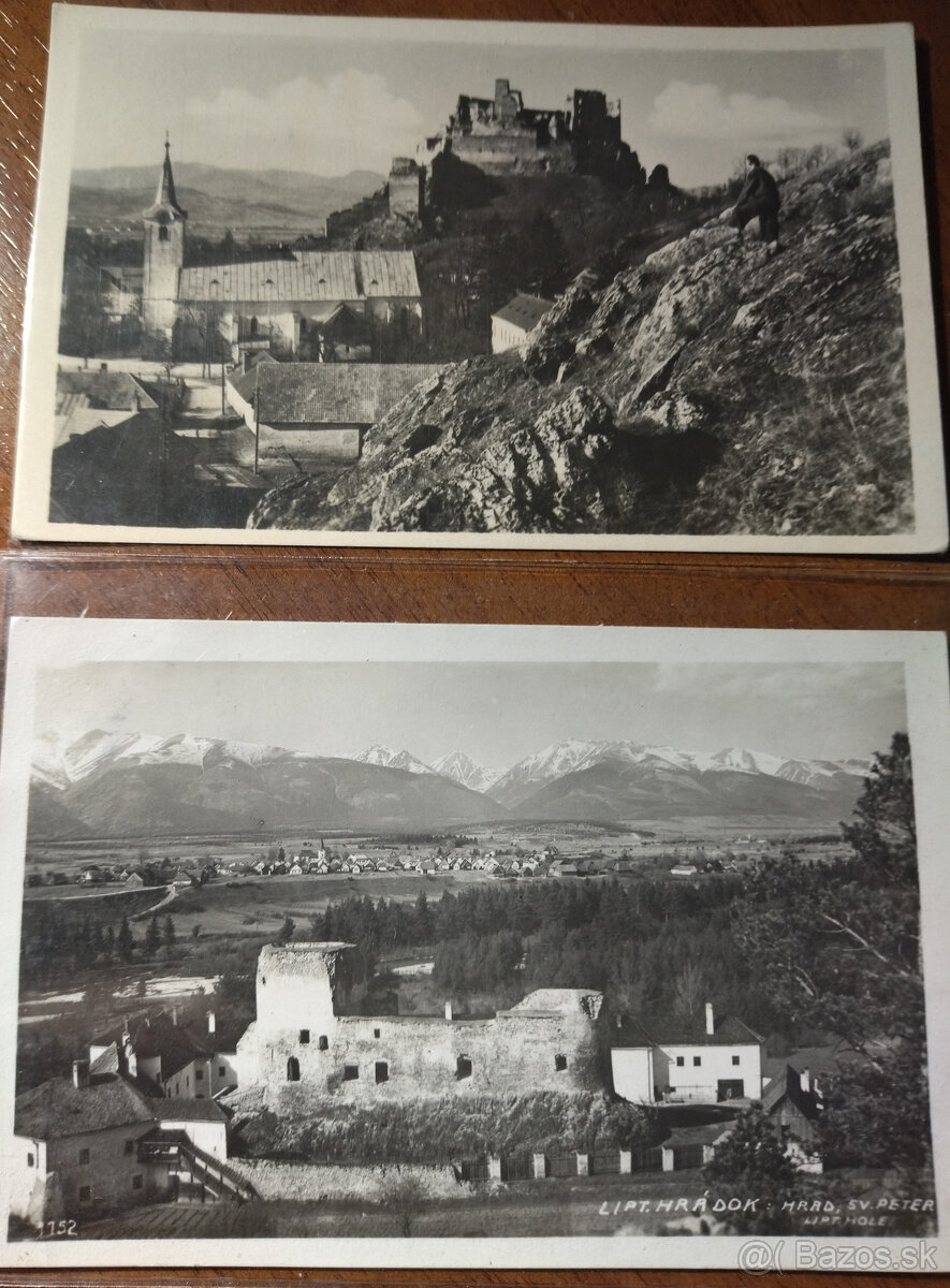 Predam stare pohladnice hradov