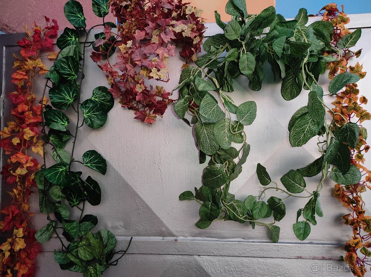 Umelé kvety -ťahačky Nepoužívané