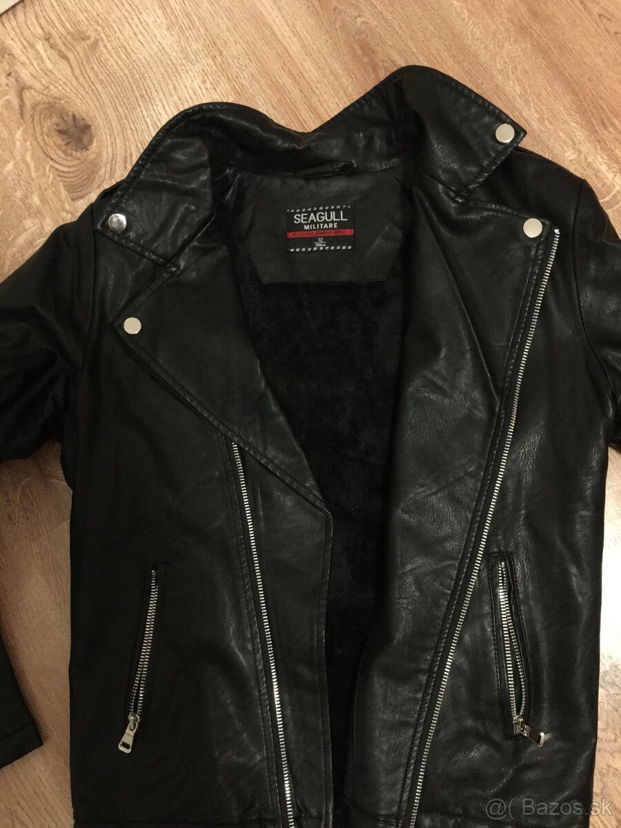 Dámska zateplená koženka