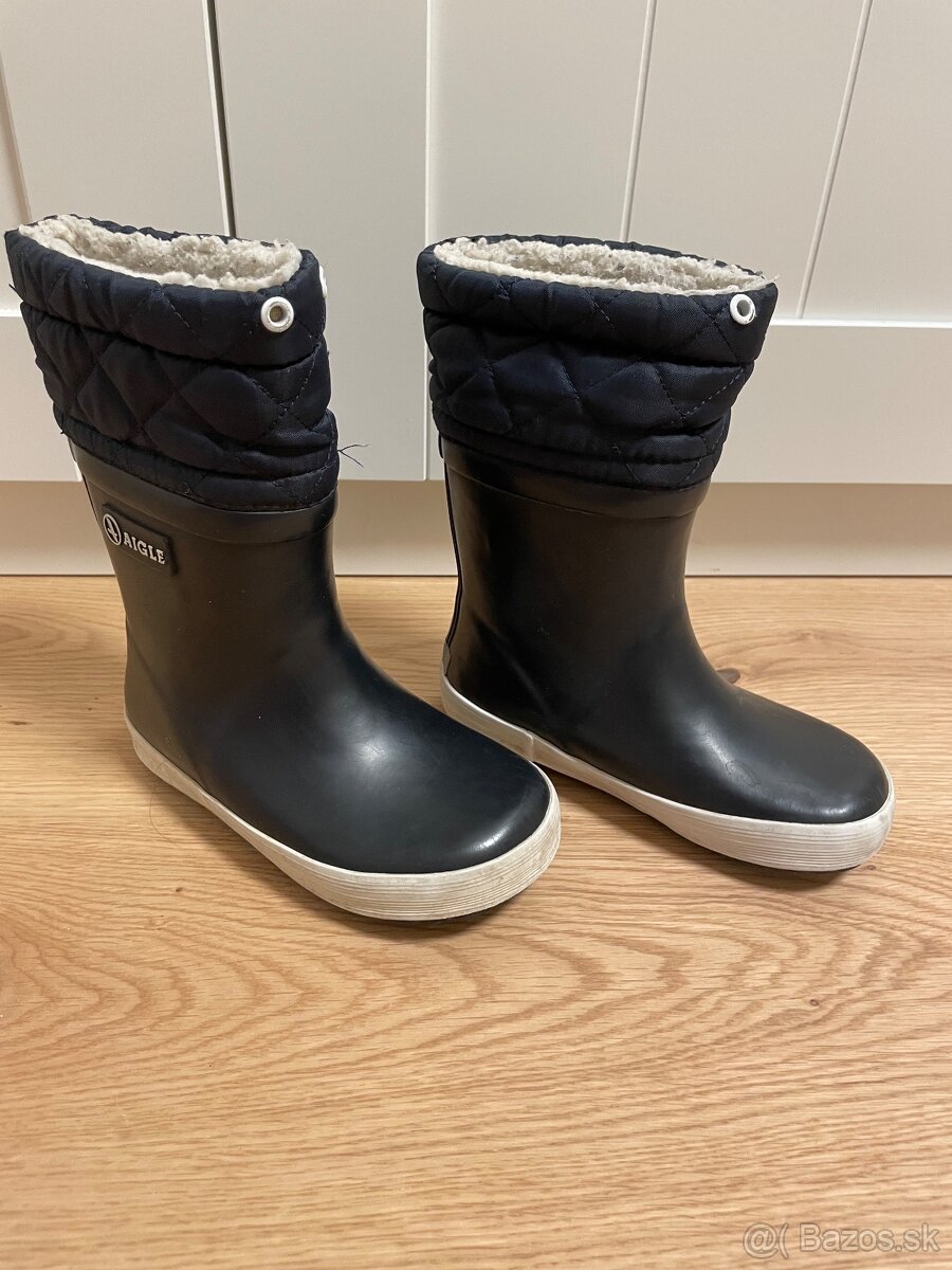 Zateplené gumáky Aigle 27
