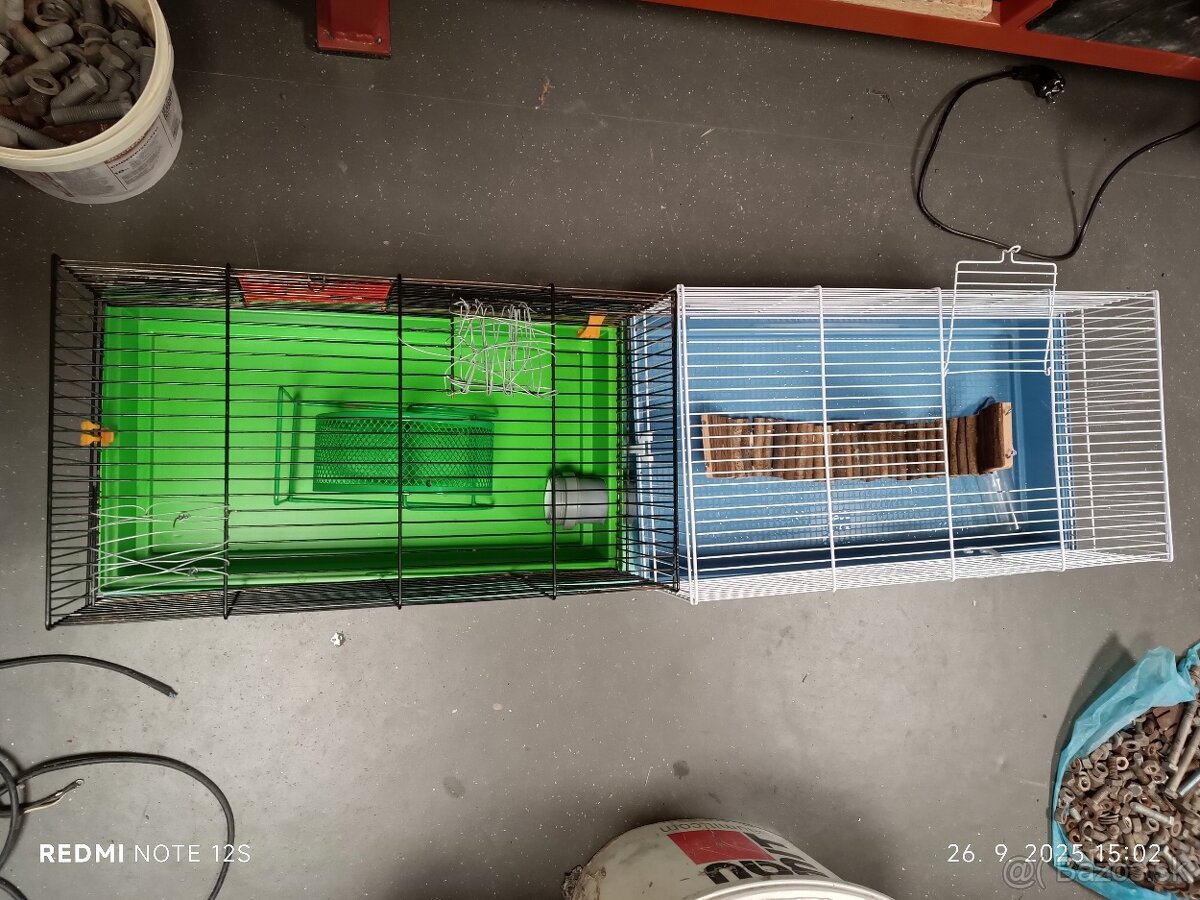 Dvoj klietka pre škrečka