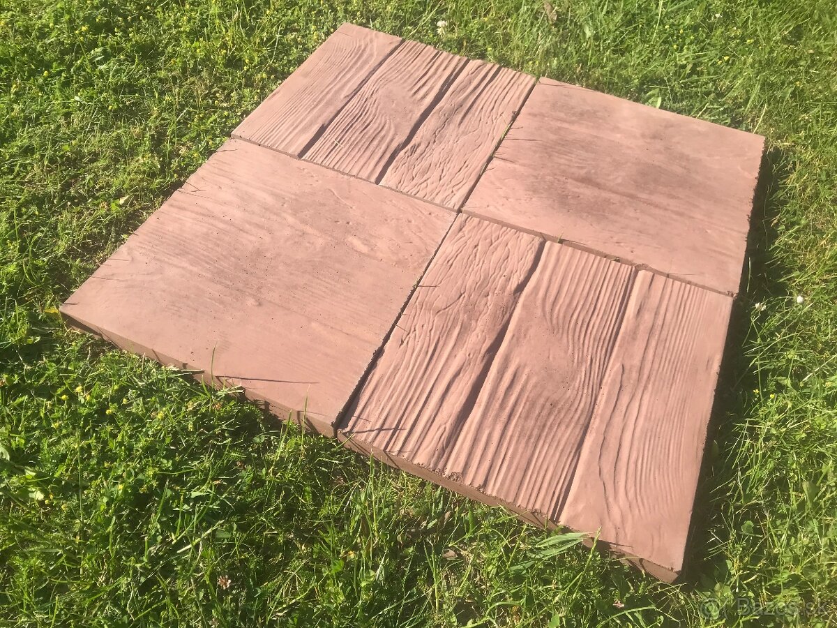 dlazba hneda imitacia dreva 30cm/30cm-3cm