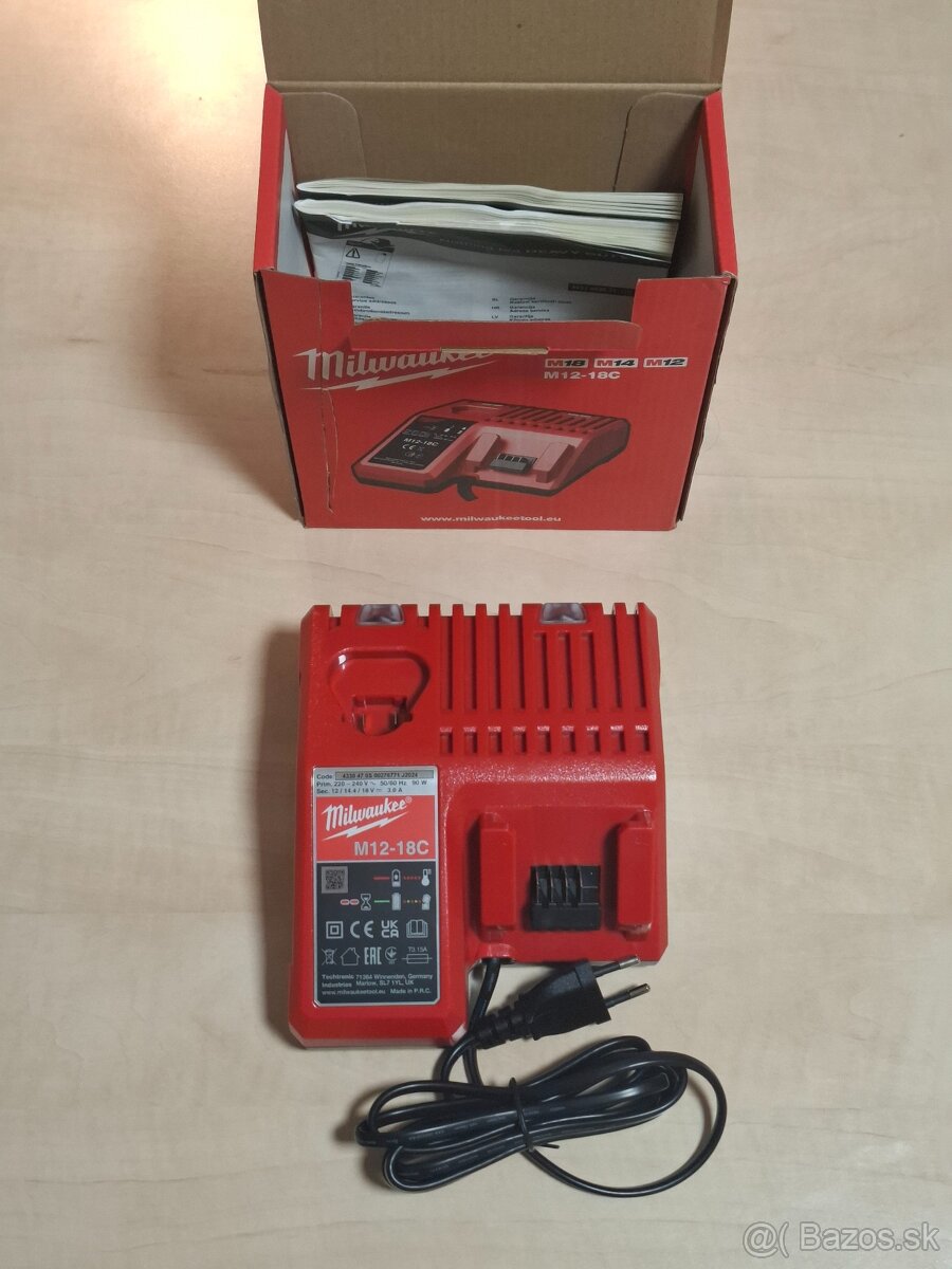 Milwaukee nabíjačka M12-18C