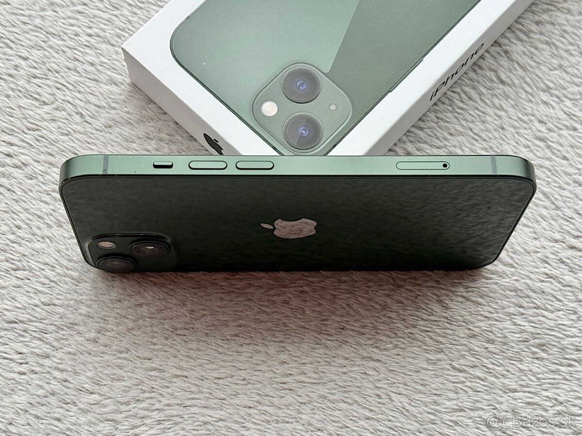 iPhone 13 128GB Zelený, NOVÁ BATERKA