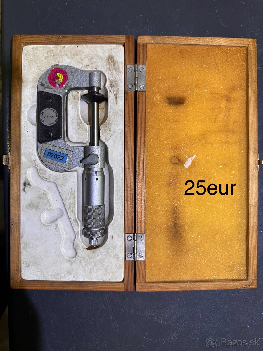 mikrometre stojany hroty vodovahy