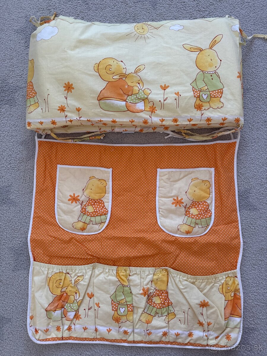 hniezdo a organizer na detsku postielku