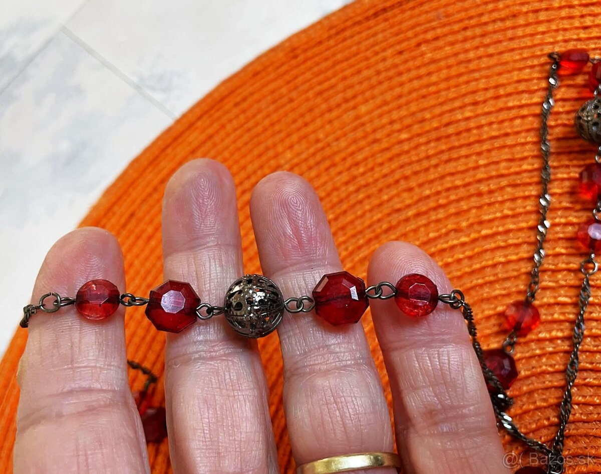 Starožitný vintage náhrdelník