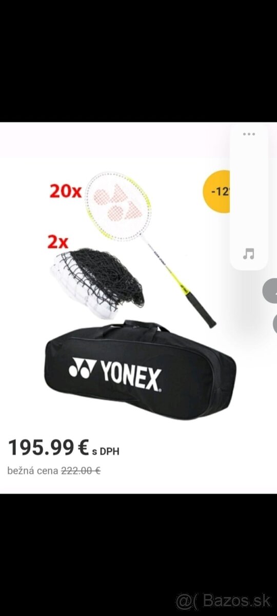 Predám badminton